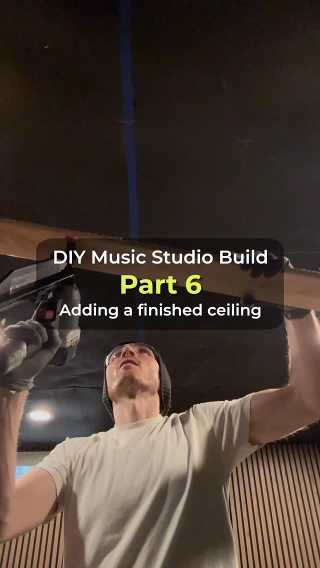Part 6 of my home studio build:
I didn’t want to drop the ceiling but the MLV was just too waving. So I used thin furring strips and PVC panels to create a clean, finished look.
Song: “Like Everything Else” from my album Fragmented Night
Part 7 coming soon! Follow along to see the LED lights go in!
#studio #diy #homestudio #renovation #transformation #musicroom #soundproofing #indiemusician #rockmusic #alternative