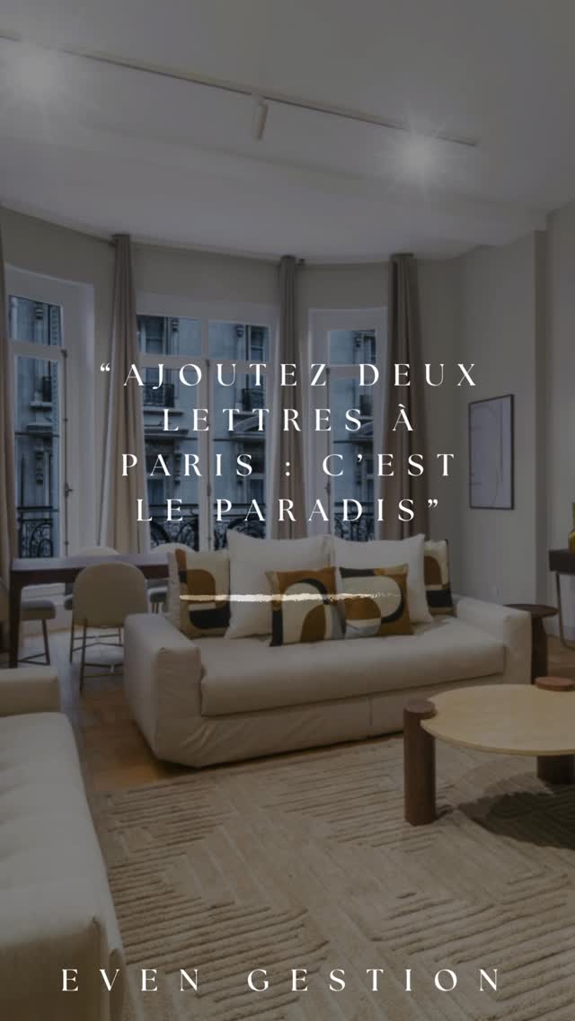 Parce qu'à Paris, tout est possible ✨
Because in Paris, anything is possible ✨
--
#evengestion #gestionlocative #vacancesaparis