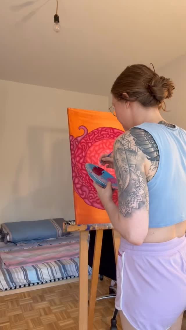 Never stop progressing, even when you can’t see the final picture yet… #abstractart #creativejourney #artinmotion #timelapse #acrylicpainting #inspirecreativity #arttherapy