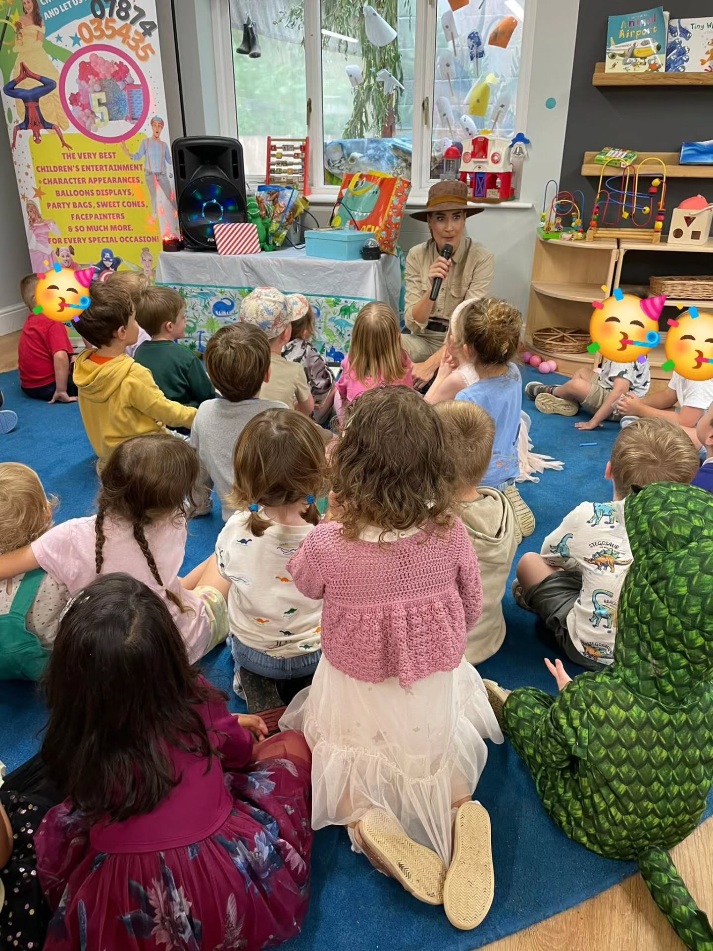 Dinosaur Party 🦕
This afternoon we had a visit from @rubyrascals 🦖
The children went on a dinosaur adventure looking for dinosaur eggs, playing pass the egg, dance competitions and tattoos!
#earlyyears #partytime #dinosaurparty #endofterm #preschool