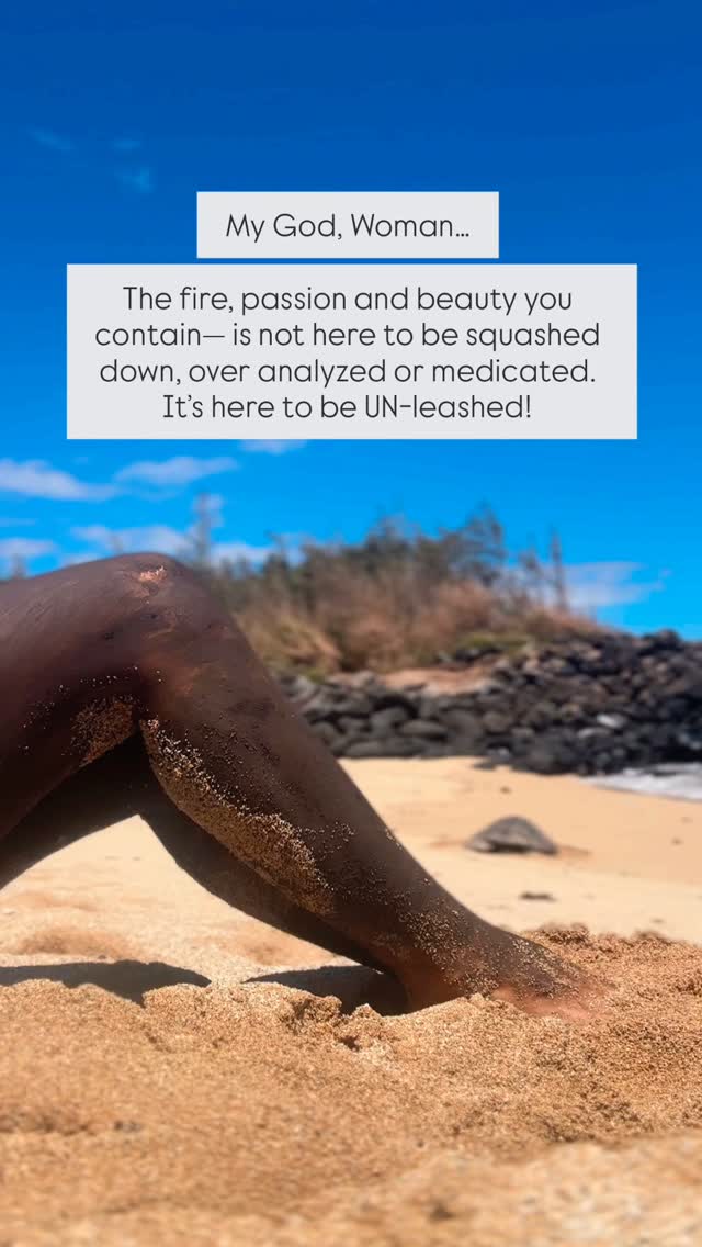 My God, Woman…
The fire passion and beauty you contain is not meant to be squashed down, over analyzed or medicated.
It is meant to be UN-leashed!
Not so fun fact: Often times when wild animals are put into captivity— they lose the ability to reproduce. They also suffer depression, anxiety and ailments that the Wild would never put them through . If your soul is wild, you’ll suffer in captivity too. You’ll never be the happy little otter at the zoo. You’ll be the lioness pacing ferociously in her cage- planning her escape.
We are so far removed from what’s natural to us. That we sometimes-often, forget what it is we really need. So we try to settle for what the domesticated world gives us comfort, predictably and convenience—
In place of licking honey from our lips, throwing our heads back and howling at the moon. In place of the real so on fire heart wide open body fully awakened life!
But the truth is my love — if you’re uncomfortable with playing small, playing by the rules or being disconnected from the ancient blood that runs through you. Then that is the Wild calling you.. softly at first. But soon she will scream. Soon that discomfort will become unbearable pain.
Or maybe she’s already screaming. Maybe your body is rebelling. Maybe your passion is gone. Maybe it feels like you need a magnifying glass and a pair of tweezers to find your creativity. Maybe it just all feels wrong even though on the outside you’ve checked all the boxes ☑️ and done the things.
But, Woman… if you are Wild— your discomfort will only get louder until you listen and come home to that wild relief.
If this journey makes you curious. And you’re bold enough to want the magic that’s on the other side of it. Check out my website in my profile or send me a DM. Let’s talk about the wild things.
#wildwomansisterhood
#innerhealing #lifecoachforwomen #wildwomen #wildwomanwisdom