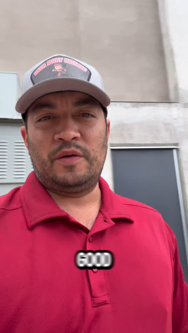 Dumpster diving with @longhornjunkremoval and the boys.