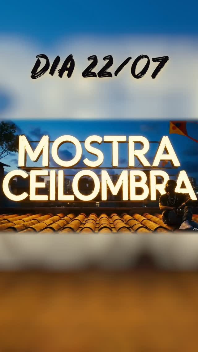 Atenção, bonde! A data da nossa viagem foi remarcada. 🚀
A Mostra Ceilombra de Artes Periféricas chega com o tema "NASCENTE DAS LOMBRAS" na próxima TERÇA, 22 DE JUNHO.
Vamos mergulhar no surrealismo da nossa realidade, no que vai além do que os olhos veem. "A quebrada além do convencional" é o papo.
Se prepara pra:
* Cinema de lombra com a exibição de dois filmes.
* Debate pra expandir a visão.
* Show com a potência da nossa voz.
* Set de DJ pra celebrar o encontro.
Vem com a gente parir novas ideias.
#Ceilombra #NascenteDasLombras #AQuebradaAlémDoConvencional #CinemaMarginal #ArteUrbana #CulturaPeriferica #SaveTheDate