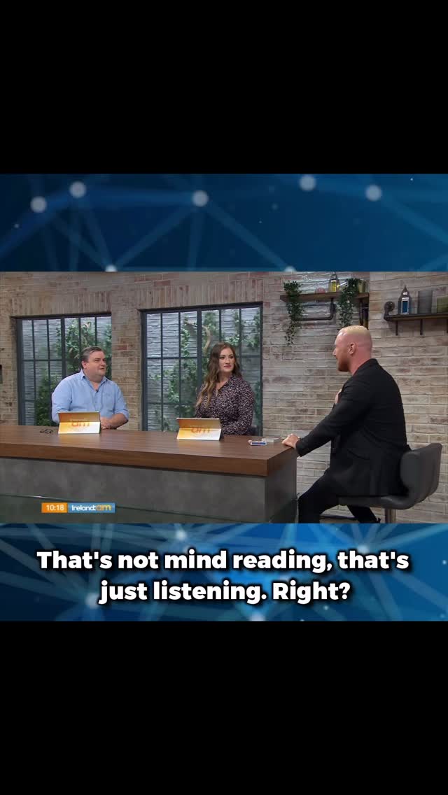 Always a pleasure to be featured on Ireland AM to perform Magic and Mentalism for the wonderful hosts! Life as a Magician is a lot of fun!