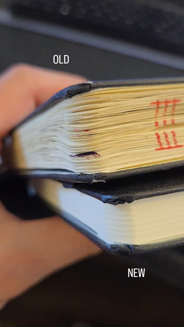 Retiring my old Design Notebook. She has been with me since late 2022 and housed every random sketch, idea, and plan I've had.
The design notebook plays such an important role because it is NOT official. The sketches aren't meant to be pretty, measurements dont have to be properly labeled, and ideas dont have to be good. It's a crash pad to keep the momentum going.
Shout out to @moleskine for being my go to Notebook since I started Design school in 2018!!!
Have you ever finished a notebook??
#designjournal #notebookretirement #productdesign