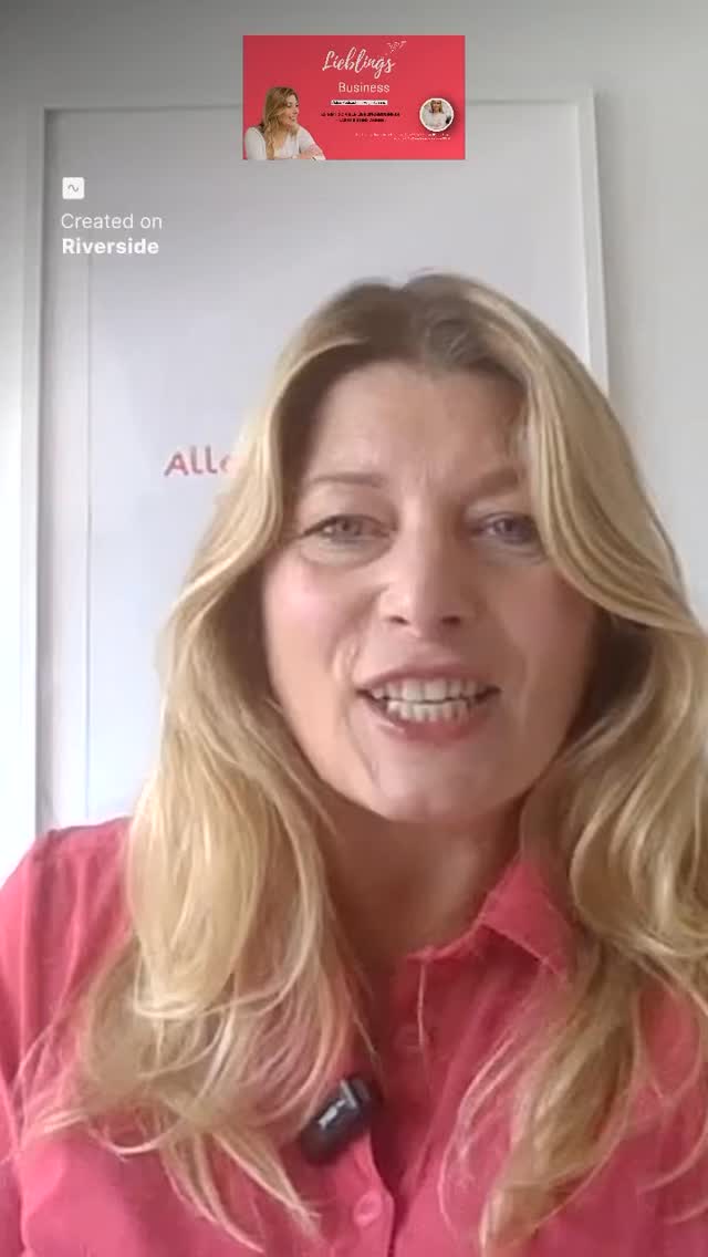 Eine neue Episode von meinem Video-Podcast „Lieblingsbusiness“:
In der dritten Folge Interview ich Dr. Sabine Gernenz. Sie ist ganzheitliche Zahnärztin und arbeitet jdeutschlandweit als Online-Zahnärztin. Ihr Anliegen? Hiermit präventiver und ganzheitlicher zu arbeiten. Aber hört euch gern die ganze Folge an. Den Link zu YouTube gibt’s in der Bio. Das Angebot von Sabine findet ihr unter www.zahnleuchten.com.