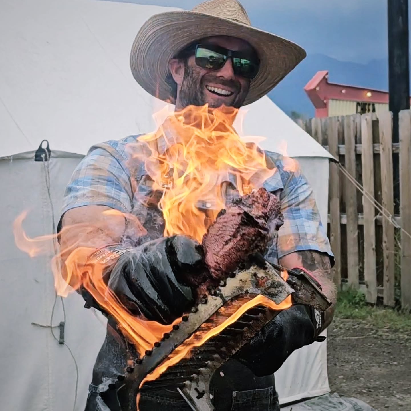 Fire makes Tri Tip Steak taste yummy. Adding Pale Ale Pickled Onions and Chimioli Sauce will make that Tri Tip taste Yummier. Cooking it with a smile and laughter makes it taste all the Yummiest. Its science.
🔥
Be on the lookout for this special randomly throughout the summer. Its a good, yall. Yes, playing with food is fun.
🔥
#food #fire #grill #grilling #steak #smokedmeats