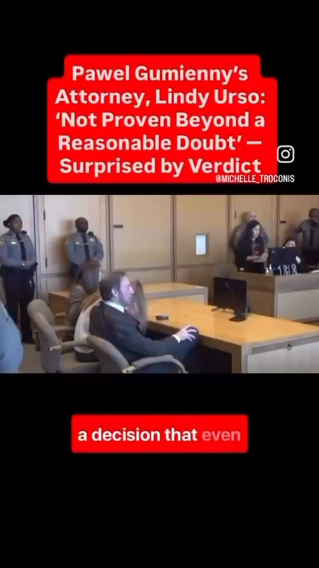 Pawel Gumienny’s attorney—a man who was once a suspect himself and later granted immunity, spoke out after Michelle Troconis was convicted.
He said he was surprised by the verdict, and in his legal opinion, the charge of conspiracy to commit murder was not proven beyond a reasonable doubt.
And he’s not alone. Many attorneys who followed the case closely were stunned by the outcome.
This is not justice. This is a miscarriage of justice.
#justiceformichelle #wrongfullyconvicted #freemichi✊🏼 #michelletroconis #michelletroconisisinnocent #wrongfulconviction #truthmatters #justiceformichelletroconis ⚖️ This is not justice.
🚫 An innocent woman is paying for a crime she didn’t commit.
#justiceformichelle #wrongfullyconvicted #michelletroconis #michelletroconisisinnocent #truthmatters #wrongfulconviction #habeascorpus #innocenceproject #freemichi✊🏼 #ctstatepolice #ctpolice #newcanaan #jenniferdulos #stamfordct #stamford #turtleboy #karenread #policecoverup #ctfamily #ctfamilycourt #stopcorruption #miscarriageofjustice @govnedlamont