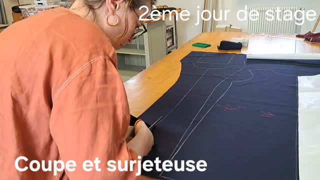 2ème jour, cela avance bien pour chacune et toujours dans la bonne humeur 😃