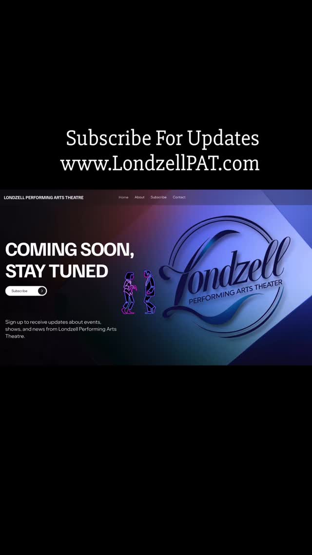📬 𝗦𝘂𝗯𝘀𝗰𝗿𝗶𝗯𝗲 𝗻𝗼𝘄 𝗳𝗼𝗿 𝘂𝗽𝗱𝗮𝘁𝗲𝘀:
https://londzellpat.com/
𝗪𝗮𝗻𝘁 𝘁𝗼 𝘀𝘁𝗮𝘆 𝗶𝗻 𝘁𝗵𝗲 𝗸𝗻𝗼𝘄? ✨
Be the first to hear about our grand opening, upcoming performances, and exclusive events.
🎭 Big things are happening at Londzell Performing Arts Theatre in Tucker, GA! From live music and comedy to unforgettable cultural events, we’re building an upscale venue where grown folks can vibe, dance, and be entertained.
Let the countdown begin… 🎤🎶🍷