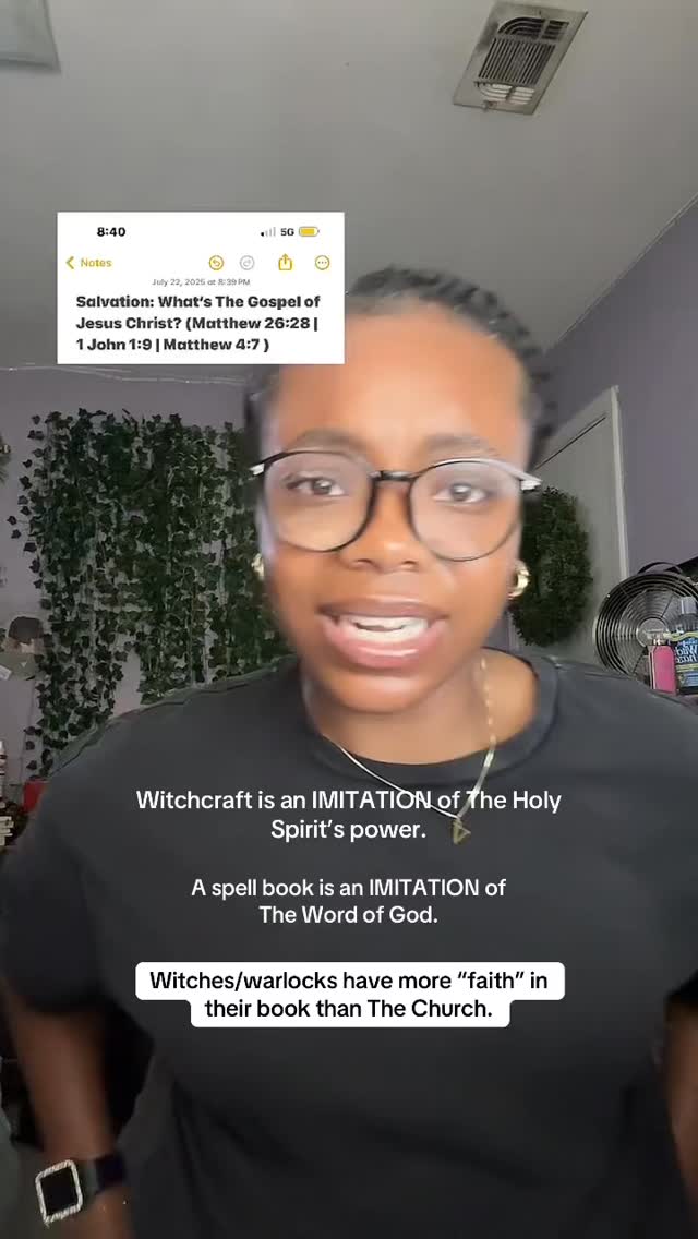 TikTok Live Snippet. #tamarstestimony #christiantiktok #witchcraft #powerintheword #thewordofgod