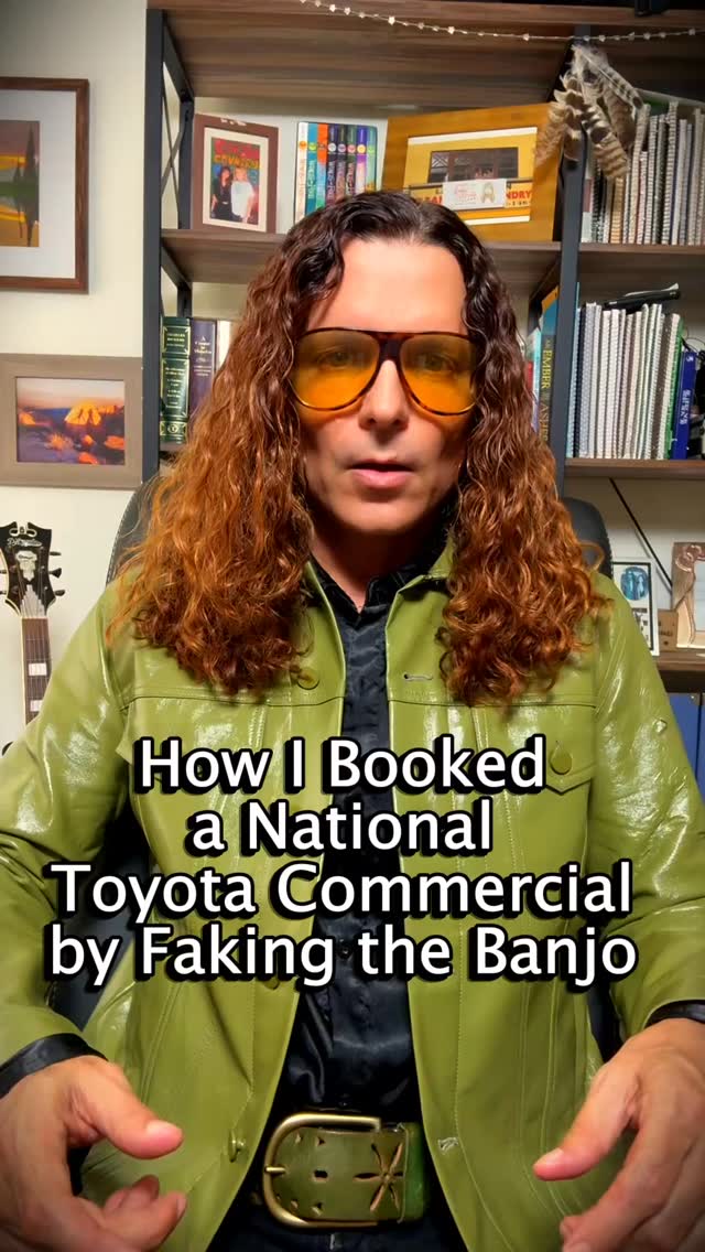 💫Here’s the story of how I booked a national Toyota commercial... by faking the banjo.
Hollywood can be a grind — nonstop traffic, back-to-back auditions, and a thousand people all going for the same role. So, when you do get a callback? That’s a win.
For this Toyota audition, they wanted someone who could REALLY play banjo.
Now, most of us just brought our guitars — because, let’s be honest, who plays banjo in L.A.? Not a lot of actors and musicians.
When casting asked, “Do you know how to play banjo?”
Of course, we all said, “Sure – Yes.” (We didn’t.)
A few days later, my agent calls: “You got a callback — but I got an inside tip: there’ll be a real banjo in the room.”
If you’ve ever played one, you know: banjos are nothing like guitars.
I had to think fast. I was sleeping on couches, and I needed the money.
I was sponsored by Gibson at the time (another story for another reel), so I went down to their showroom and borrowed a banjo.
But here’s the catch — before the audition,
I tuned it like a guitar.
So, when I walked into the audition room, banjo in hand, the casting directors were really impressed.
It LOOKED like I actually knew what I was doing.
Meanwhile, the other actors? Unfortunately for them, total train wrecks — trying to fake their way through the banjo that was already sitting in the room
I crushed that audition.
And yes — I booked the job. And it paid A LOT.
And here’s the best part:
I never even had to play banjo on set.
It was all overdubbed in post.
That’s Hollywood for you. ⭐️
#singersongwriter #gibsonguitars #fakeittillyoumakeit #nationalcommercial #audition #entertainer #commercial #bookedit #actorlife #auditionhacks #musician #casting #commercialactor #setlife #rocknrollstories #musicianlife #brettcopeland
#actor #commercial #banjo #acting #showbusiness #actingjob #leadsinger #vocalist #entertainment #gibson @danielhoffagency