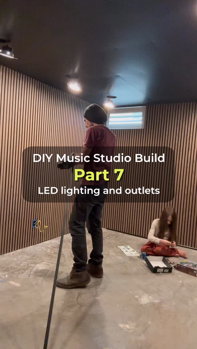 DIY Studio Build - Part 7: Installed LED lighting and new outlets to brighten up the space.
🎵 Song: “Where You Are” from my album Fragmented
Night Part 8 coming soon! Carpet’s next.
#diy #homestudio #musicstudio #ledlights #studio #indiemusician #musicroom #reels #music