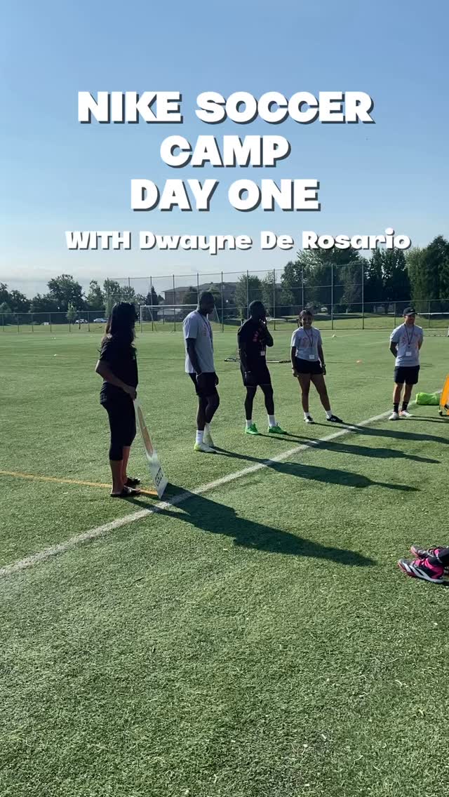 ✨ Day 1 = SUCCESS! ✨
We kicked off with sunshine, new T-shirts, and a few nervous faces—but by the end of the day, campers were showing true GRIT 💪 (our Word of the Day).
⚽ Skill drills, teamwork games & goalkeeping sessions
💧 Hydration talk with Nutritionist Jacqueline Stanley (ask your camper what color pee means you’re hydrated 😉)
🥪 Lunch thanks to the Sethi & Singh family 🙌
🍧 Freezies + homework to end the day
👏 Shoutout to Olivia & Connor for showing exceptional GRIT! Let’s go Day 2! 🚀
@nikesportscamps @dwaynedero
#ancaster #redeemeruniversity #derofoundation #dero #soccer #dwaynederosario #camp #nikesoccercamps #nikesportscampcanada #summercamp