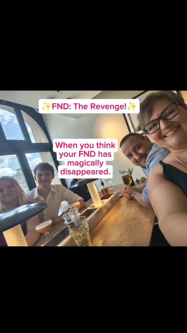 This is my first post on my chronic illness since starting Living Decoded. Functional Neurological Disorder (FND) and Non Epileptic Attack Disorder (NEAD) appeared out of nowhere during me having breast cancer treatment. They are debilitating and left me walking with crutches and riding a mobility scooter.
Things have been a lot better recently. I've been managing pain differently and doing ok.
Until this week when my twitching came back. Life has been crazy over the last 4 weeks and we knew it would be. Too many things happening at the same time but nothing we could do about. We rode it out and enjoyed the ride.
The fallout is my body reminding me that it was too much for me and FND kicking back in.
Time to remember to not take too much on, to delegate more and to be kind to myself.
Send this to anyone experiencing the same thing 💕.
#Neurodivergent #AutisticADHDer #Autistic #AutisticAdult #LateDiagnosis #BreastCancerSurvivor #ChronicIllnes #RealLifeStories #LivingDecoded #FND #NEAD