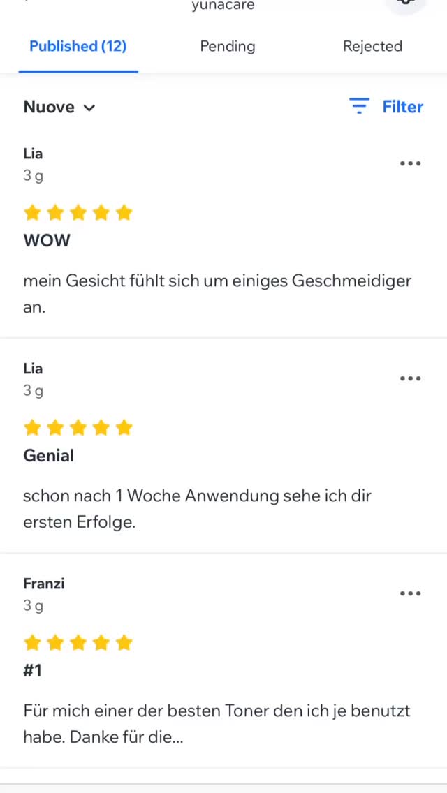 ✨ Eure Rezensionen zeigen, wie wirkungsvoll koreanische Hautpflege wirklich ist.
Vielen Dank an alle, die nach ihrem Einkauf auf yunacare.ch ihre Erfahrungen mit uns geteilt haben – jedes Feedback ist ein wertvoller Teil unserer Arbeit 💛
🛍️ Schnapp dir jetzt unsere Sommer Sale-Angebote!
Mit dem Code SONNE15 erhältst du 15 % Rabatt auf alle Produkte,
✅ gratis Versand in der ganzen Schweiz ab 50 CHF 😍
Entdecke deine neue Pflegeroutine auf yunacare.ch
#kbeauty #yunacarech #koreanischehautpflege #skincare #koreancosmetics #beautyroutine #glowingskin
