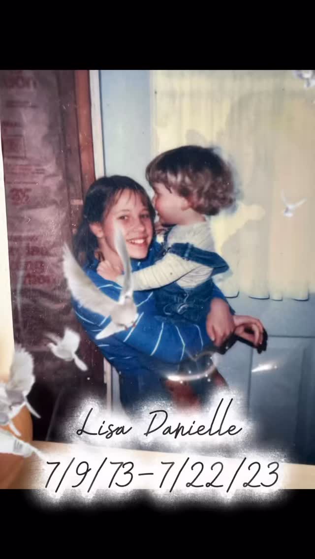 I started writing this song within hours of my Father calling me to me to let me know my sister had passed on 🕊️
Today marks 2 years since that day but it still feels like it just happened. Time is strange like that .
If I didn’t have Hip Hop and music and lyrics I have no idea how I would process the pains and traumas I have gone thru in this Life … suddenly losing my sister was one of those soul shocking moments and grieving takes time, even when you think you’ve grieved , there may be more to still process so let yourself feel all the feelings and let all the tears and emotions come without trying to numb yourself.
For anyone who’s lost a friend or family member to depression my heart is with you and it’s an every day battle out here to stay sober and strive to be above the demonic whispers of the unseen that can come and trick our minds into all sorts of lower vibrations. Stay strong family 🙏🏼❤️
I miss my big sister every day and today it hit me real heavy like a ton of bricks so I felt to share this song that I wrote and played at her funeral with you to help others grieve and heal in their own processes and pains.
Rest in peace and paradise Lisa Danielle Palombo
7/9/73-7/22/23
We were both ♋️ cancers and both the same exact Mayan sign Blue Electric Hand .. the sign of the healers. Which she was , and she inspired my art and music and healing path in more ways then she will ever know. I love you Lisa this song is for you . 🪽 🪽 ❤️🙏🏼❤️😢