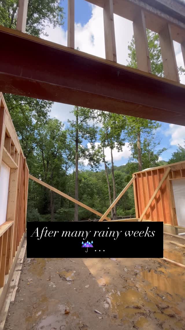 Framing is underway at our garage addition job in Wayne! #framing #construction #generalcontractor #builder