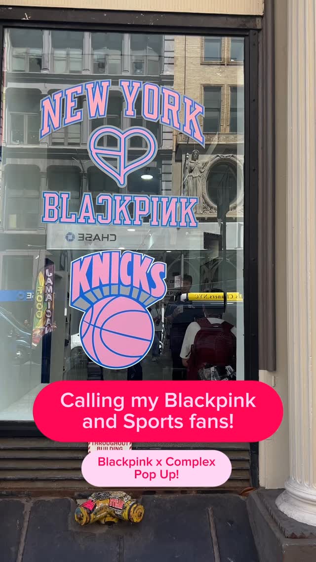 Rep your fav Sports team with Blackpink!
📍 620 Broadway
🗓️ July 25-27
🕚 11AM-7PM
📝 Visit the new Fanatics x Complex Space for the perfect Blackpink collab with your favorite Sports teams. They have the best merch for Kpop fans that are also into sports. Don’t forget your free Häagen-Dazs Ice cream when you get out of the venue!
🏷️ @blackpinkofficial @MLB @NBA @complex @fanatics @complexshop #kpop #blackpink #nyknicks #mets #baseball #basketball