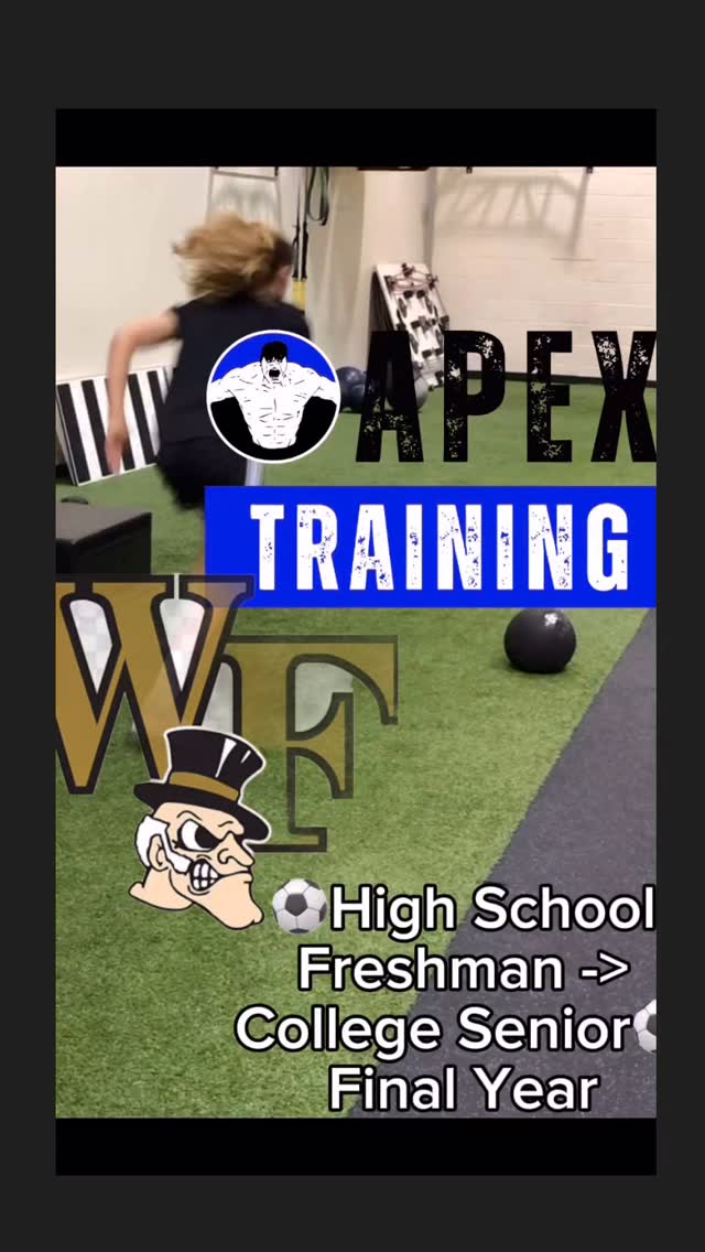 8 years later, one of the OG Apex athletes. Going into her senior year for Wake Forest women’s soccer.
40 yd 6.07s -> 4.79s
No pull-ups -> 12 body weight & 35lb weighted
Clean 35lbs -> 125lbs
Consistency > everything #sportsperformance #womenssoccer