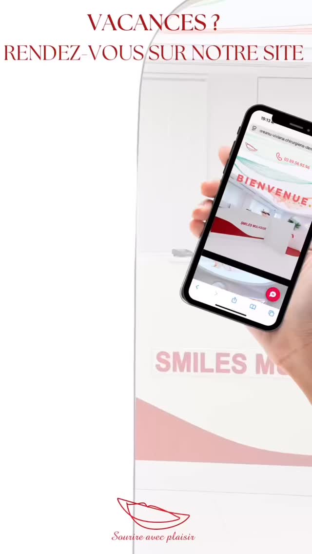 🎒 Tu es en vacances… et ton appareil te pose un souci ? Tu n’arrives pas à venir au cabinet ?
📞 Le cabinet est fermé et tu n’arrives pas à nous joindre ?
Pas de panique !
💡 On a pensé à toi :
Retrouve tous nos conseils pratiques directement sur notre site, rubrique “Conseils”.
👇 Regarde la vidéo pour savoir où les trouver !
#cabinetorthodontie #smilesmulhouse #drvivianasereanu #notresiteinternet #venezdecouvrir #nosconseils #regarderlavideo #onpenseavous #pasdepanique #vacance #vacanceété #alsace #mulhouse #bale #sourireavecplaisir
