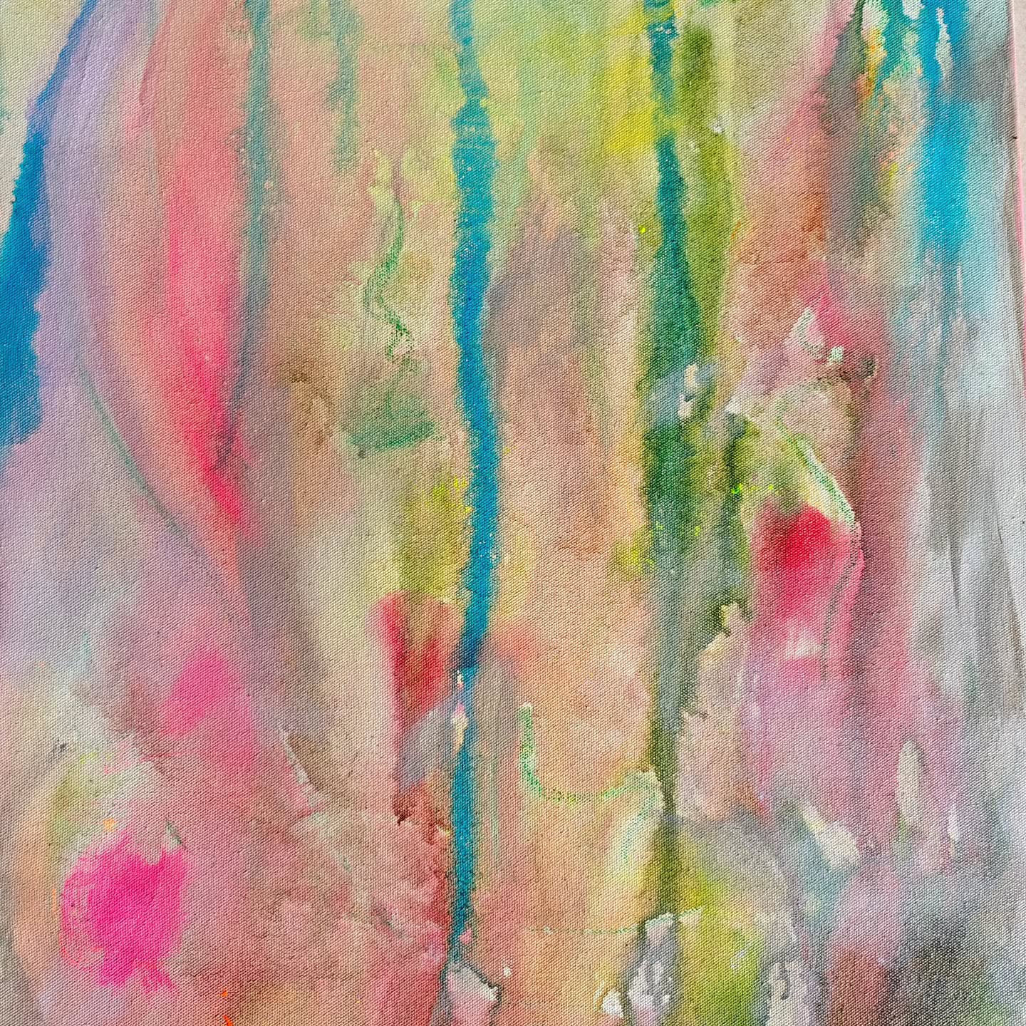 Don't get scared and quit so early... Initial stage of painting 🎨 doesn't look good even it is of old master's. Get used to that messy stage of creation.... Creation is always messy... but the outcomes are worth it. #painting #acrylic #mixedmedia #artistjourney #creativity #colors #messy #messaround #art #artist #oilpaintartist #indianartist #artistfromindia #shilparangari #worthit