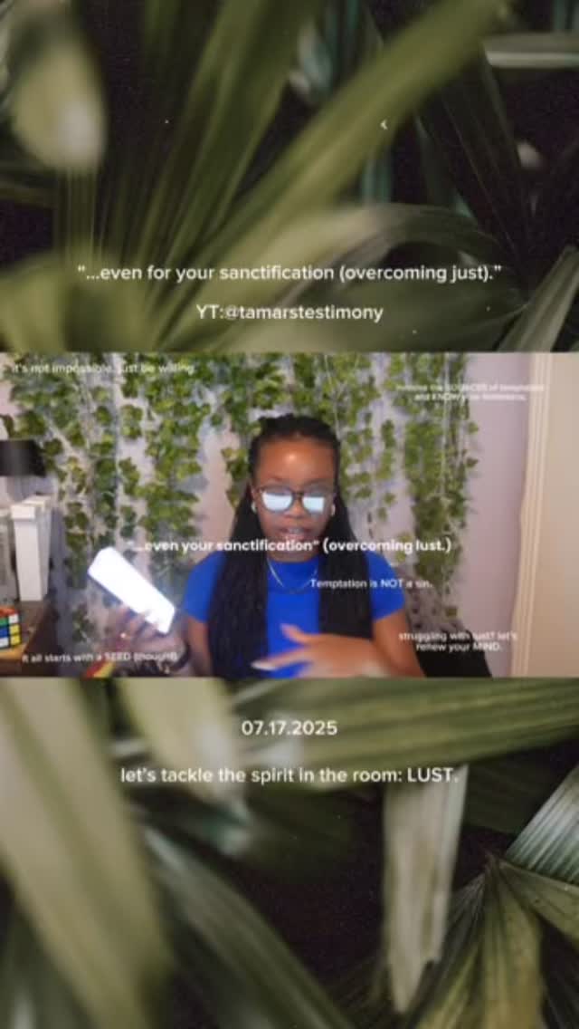 Have you watched🔥? #tamarstestimony #christiantiktok #christianreels #lust #overcominglust