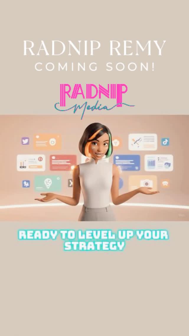 🚨 She’s coming… and she’s smarter than your average assistant. 💻✨
Meet Radnip Remy—my new digital brainchild built to help business owners create smarter, faster, and more on-brand content.
She’s not just AI—she’s got style, strategy, and serious CEO energy. 🧠💅
🎥 Watch the reel and get a sneak peek…
💬 Wanna try her out before the world meets her?
Message me “Remy” and I’ll send you early access. 🧪🔗
#RadnipRemy #AIassistant #ContentCreationTool #CEOmode #SocialMediaStrategist #CharacterAI #RadnipMedia #ComingSoon