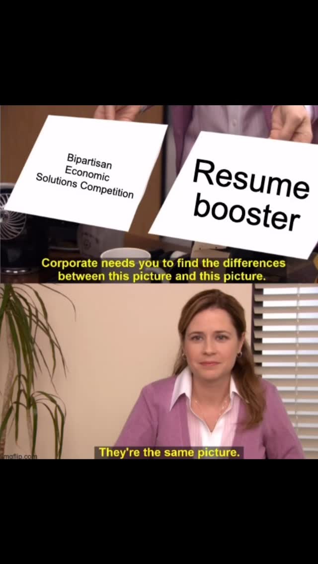Sign up for the Bipartisan Economic Solutions competition. All competition details can be found in the link of our bio. Register before it’s too late!
Good luck with the competition!
#StudentVoices #Bipartisan #politics #economics #IlluminateBusiness #resume #collegeapps #commonapp #extracurricular #awards #highschoolers #ivyleague #bipartisaneconomicsolutions