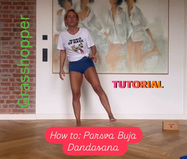 #Grasshopper #poweryogazummitmachen #yogadeutsch #howtoasana #parsvabujadandasana