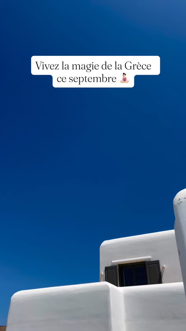 Vivez la magie de la Grèce, il ne reste plus que 40 jours ! ✨ Notre Retraite Yoga à Serifos, dans cet ile paradisiaque est presque complète… Il ne reste que quelques places disponibles ! 🌿🙏
Imaginez-vous sur les plages dorées, le bleu profond de la mer Égée… Une pause totale pour votre corps et votre esprit. 🧘♀️💙
Et si vous vous offriez ce moment de transformation et de sérénité, dans ce cadre exceptionnel ? 🌅 #retraiteyoga #retraiteyogagrèce #retraitemeditation #cyclades_islands #lastminuteretreat
