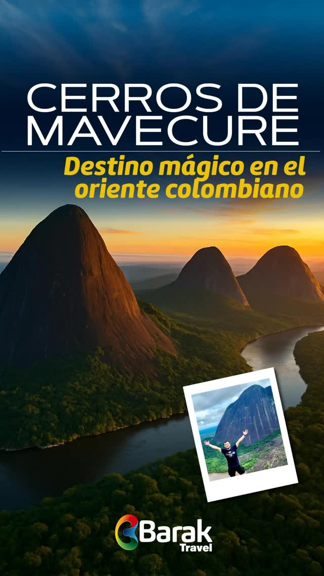 😎Barak Travel te lleva a los Cerros de Mavecure.
Del 3 al 6 de Octubre
Incluye:
✈️Tiquetes aéreos Bogotá - Puerto Inirida.
Tres noches de alojamiento en la comunidad indígena El Venado.
🥘Alimentación completa, desayunos, almuerzos y cenas.
Actividades:
Proceso de la yuca brava o casabe.
Tejido artesanal en hoja de palma.
Fogata con los abuelos de la comunidad indígena, historias ancestrales.
Aprendizaje de manejo de canoas indígenas.
Senderismo:
Recorrido al Cerro Morroco, contemplar el atardecer y cinturón de estrellas al anochecer.
Ascenso al los Cerros de Mavecure.
Caminata al Cerro Pajarito, visita a la galería; durante este recorrido taller de plantas medicinales y su uso en la cacería.
Visita y baño en las aguas rojizas del Caño San Joaquín.
Avistamiento de Toninas o delfines rosados.