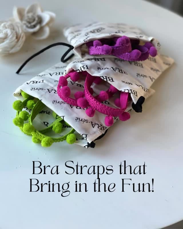Flirty, fun, and full of flair 💕 Our POMPOM bra straps aren’t here to hide — they’re made to pop!
Tap to shop link in our bio to see our PomPom Collection and turn your straps into a statement.
#brastraps #bra #pompomfashion #summerfashion #straplessbra