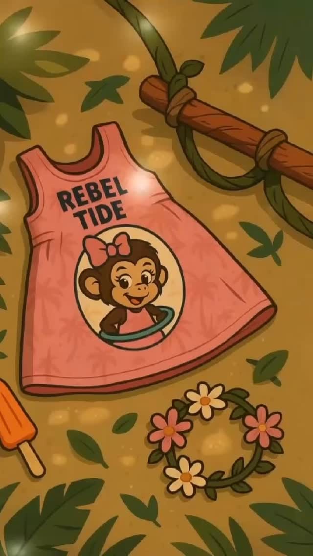 Stillness? Never met her.
Mona’s the spark in the trees, the one mid-swing, giggling, sticky-fingered, and barefoot.
She’s not here to sit still.
She’s here to climb high, play hard, and turn the jungle into her joy zone.
🌴 The Mona drop is for the kids who are sunshine with a little wild.
🔗 rebeltidecostarica.com
#MonaVibes #RebelTideKids #TooWildForNaptime #MonkeyMood #JoyfulJungle #PlayBigFeelFree