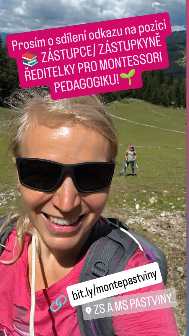 🔗 Stačí do vyhledávače zkopírovat odkaz "bit.ly/montepastviny"... Hledá se totiž stále
📚 ZÁSTUPCE/ ZÁSTUPKYNĚ ŘEDITELKY PRO MONTESSORI PEDAGOGIKU!🌱
Díky za sdílení ❤️🙏
#motessori #montessorikids