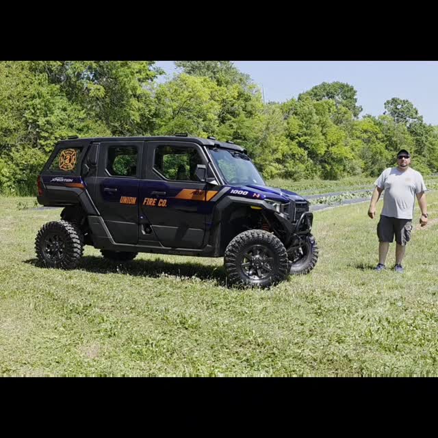 Thank you Union Fire Company for your business and in trusting us with your new unit. And it's quite the unit. Upfitting it with @soundoffsignal 6 inch modules with custom shroud, @motorolasolutions radio and topping it off with @signmaticsystems graphics, this unit is ready for the trails! And being a @polarisorv , it'll give Union many years of service.