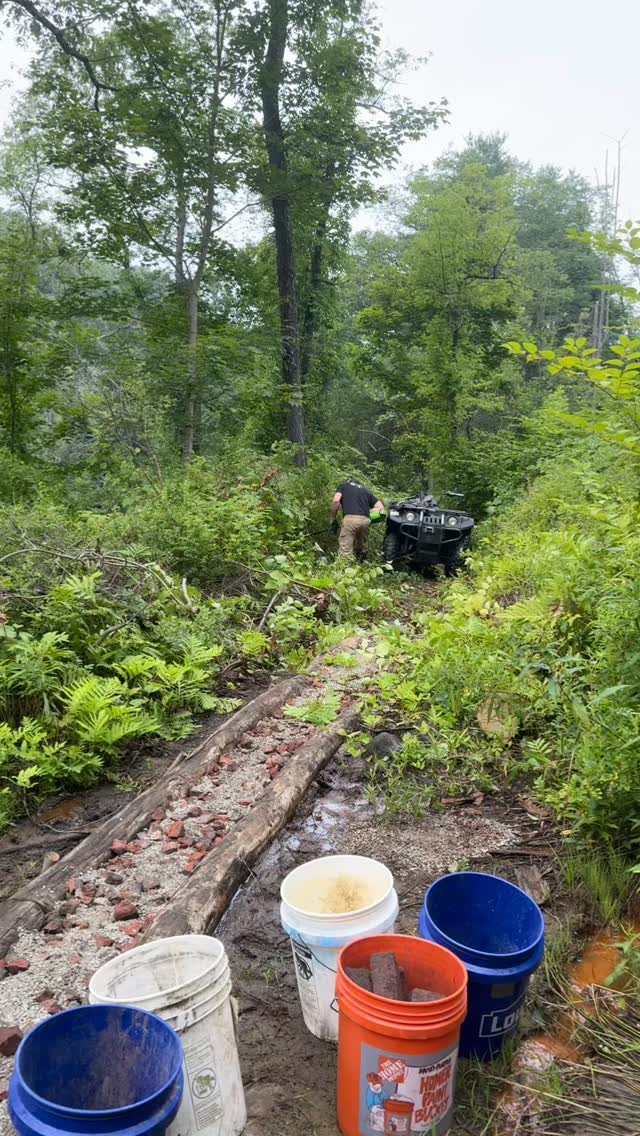 Another Mill City Park workday in the books. It was a muddy one! We continued our work on the conservation land trail that @lakesregionconservationtrust is helping us make a more accessible route for everyone to enjoy. Thank you to our volunteers and board members for putting in the work hauling rocks, clearing invasive species, removing debris (a whole kitchen sink that we almost got out!!), and helping to make the trail an even better outdoor experience for the community to enjoy!
Want to join us? We have a work day on Wednesday August 13th and Sunday August 31. We will post reminders leading up to those work days.
#trailwork #conservation #outdoorrecreation #getoutside #newhanpshire