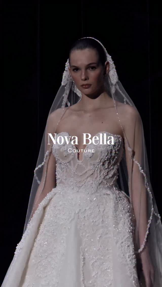 She rises from the eclipse. Adorned in roses and veiled in light, where every thread tells a tale of hidden beauty, and every petal blooms in the dark. 🌓
#novabella #novabellabridal #weddingdress #couture #eclipsed #luxurybridal #bridaldress