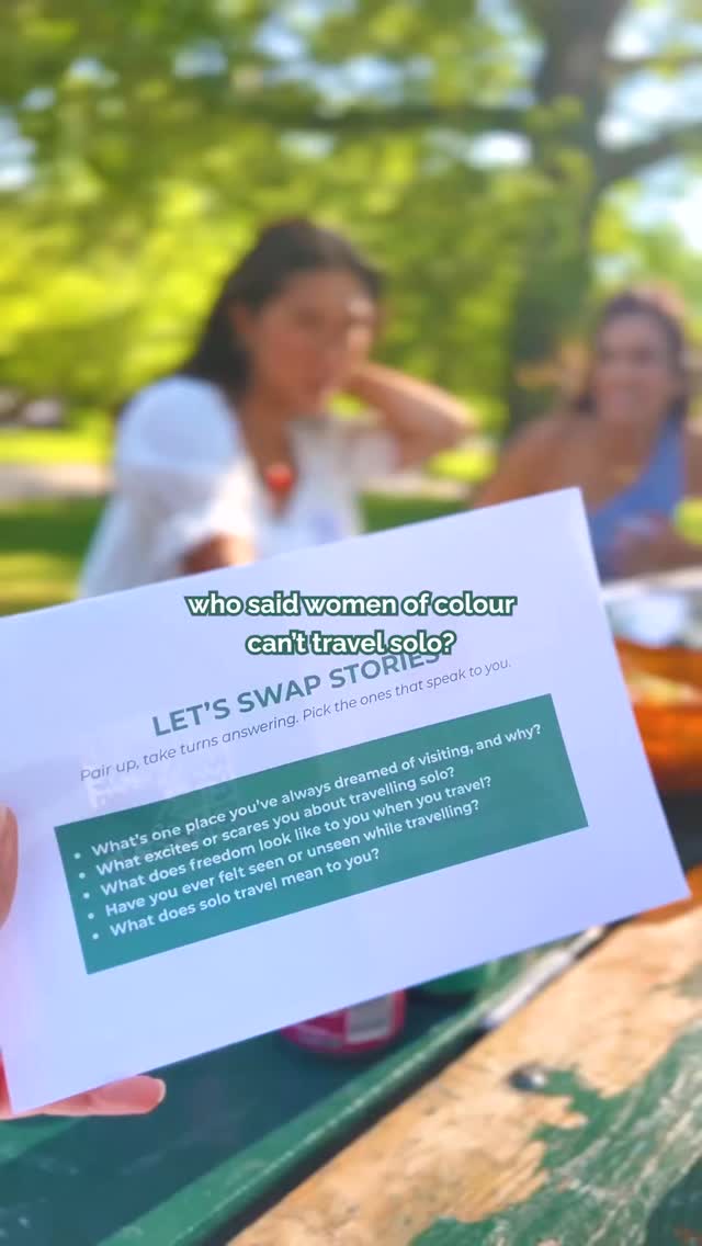 They said we can’t solo travel. We proved that’s all a lie. ✨
This is what happens when you give BIPOC women a space to share stories, laugh, connect show up for each other: We inspire independence, resilience and we break barriers. 💪🏽
Want to be part of the next one? Drop a comment below and don’t miss out. Your solo adventure starts here. 💫✈️
•
#ninoshkatravels #womenwhotravel #womenofcolourwhotravel #bipocfemaletravel #solofemaletravel #torontoevents
not sponsored by @bublywater but hey maybe they should..? 🤔