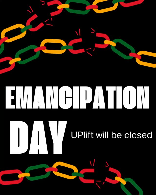 UPLIFT WILL BE CLOSED Friday August 1st. Whatever you get up to, make sure to be and feel FREE YALL!
HAPPY EMANCIPATION DAY !
The Slavery Abolition Act of 1833 ended slavery in the British Empire on 1 August, 1834, which laid a pathway to freeing over 800,000 enslaved Africans and their descendants in parts of the Caribbean, Africa, South America as well as Canada.
For most enslaved people in British North America, the Act resulted only in partial liberation. It only freed children under the age of six. Others were to continue serving their former owners for four to six years as apprentices. The Act did however confirm Canada as a free territory for enslaved African Americans. Thousands of African Americans subsequently arrived on Canadian soil between 1834 and the early 1860s.