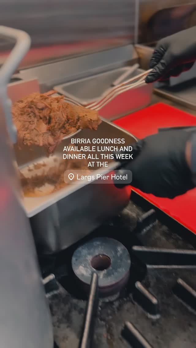 Come by the @largs_pier_hotel for lunch or dinner all these week (until Sunday) for your Braising Boy fix!