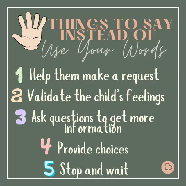 If you’re a parent or around kids, you’ve probably used the phrase “use your words” when they are just whining or having a hard time communicating. It’s funny we say that, myself included, because if they had the words at that moment, my bet is they would use them if they could! A lot of times, even if they do have the words, emotions can hinder what a child is capable of doing/saying. One important thing to remember is if emotions are running high and you suspect your child is dysregulated....that is NOT the time to try to have an in-depth conversation with them.
Try these 5 simple ideas instead to make things easier:
1. Help them make a request. Model requesting for them whether it’s for an object, for help, or getting a need met. You don’t need to say, “SAY I need help.” Just model how they should say it, “I need help.”
2. Make sure to validate or acknowledge the child’s feelings. You could do this by saying something like “I see you are sad because you want more cookies.”
3. Ask simple questions to try to get more information/help the child communicate their needs.
4. Give the child choices...”You can have this _____ or this _____?
5. Stop and wait. Instead of trying to fix it or get more information right away, pause and let the child have some time to process the situation/information before talking. Additionally, you ask a question, give enough wait time for the child to answer it.
Follow along for more ideas and reach out if you would like to talk about anything speech and language!
Hello@bagwellspeechtherapy.com
248.266.1246
#bagwellspeechtherapy #pediatricspeechie #privatespeechtherapy #mislp #speechtherapy #slp #speechandlanguage #pediatricslp #playtherapy #slpideas