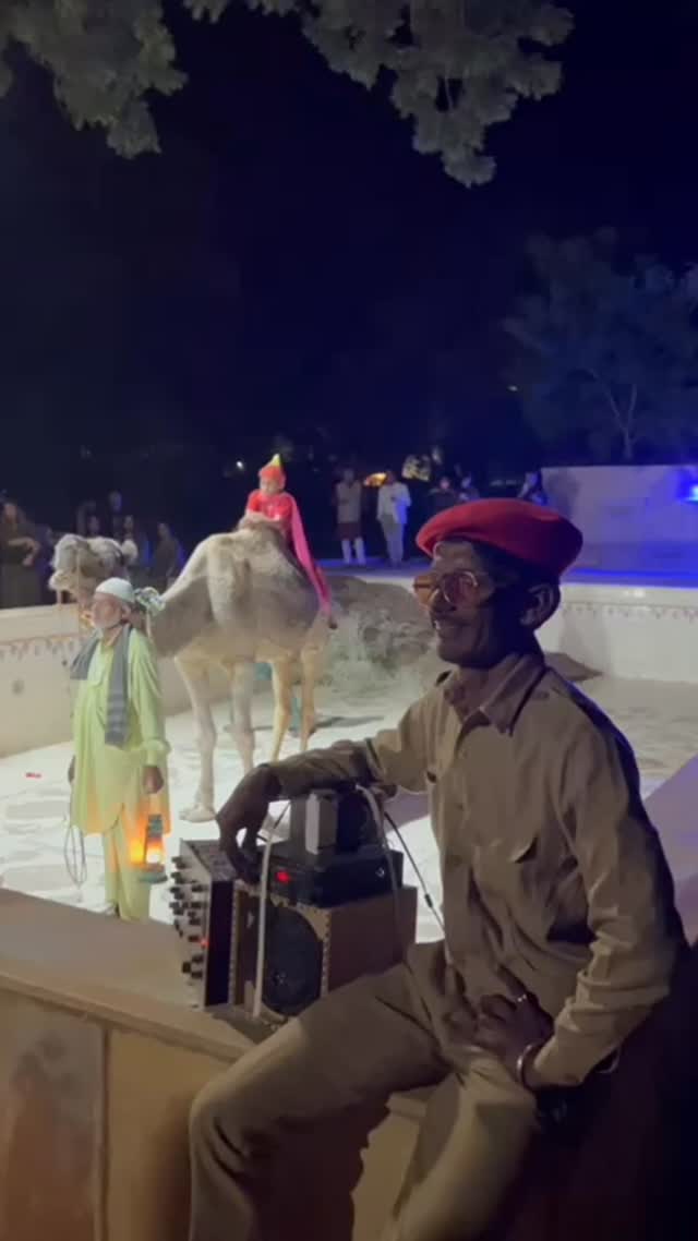An installation at the opening dinner for ‘Panorama Editions’ 2023 in Jaisalmer, co-produced by Sopaan with the Government of Rajasthan.