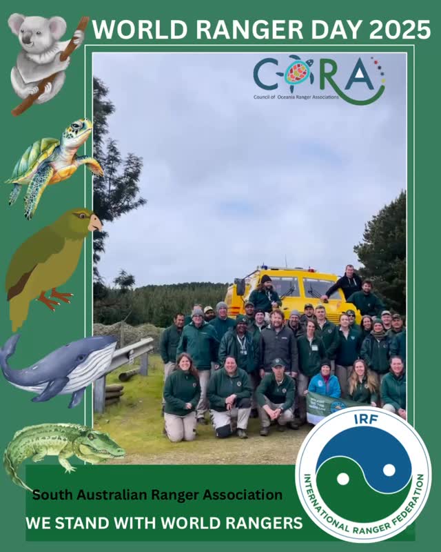 HAPPY WORLD RANGER DAY!!! 🌏🌱👏🏻🤠
🟢 Today we join the world in #WorldRangerDay to honour the dedication, resilience, and frontline impact of rangers everywhere—including here in South Australia 🇦🇺
🌱At @nationalparkssa we support rangers managing 21M+ hectares (thats 21 % of the state!) of national parks and coastline and protecting our biodiversity, cultural heritage, and community every day.
🔥From fire management and wildlife surveys to volunteer coordination and emergency response, our SA rangers are powering transformative conservation.
🤝🏼Together, we stand with rangers worldwide under the 2025 theme: “Rangers, Powering Transformative Conservation”—recognising their role shaping a biodiverse, net-zero future.
🙏🏻 To all rangers past and present—thank you. Your unwavering commitment inspires us all.