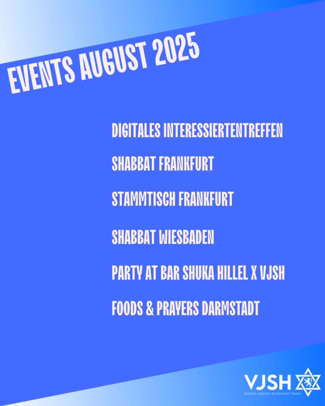 Our upcoming events for August 🎉