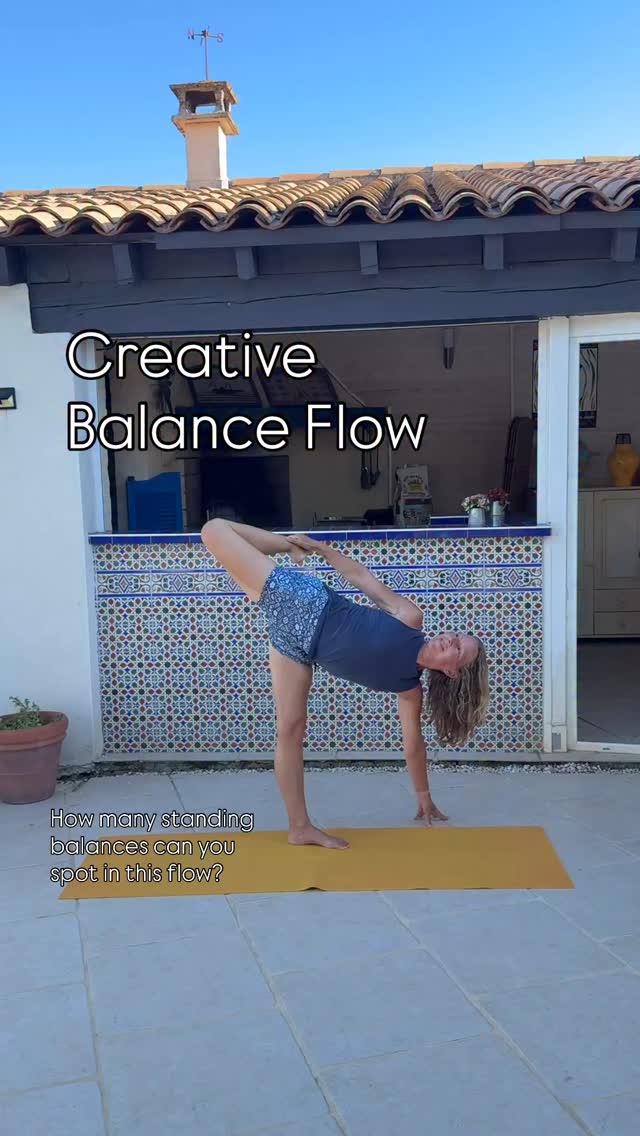 Stillness, is not the absence of movement or sound.
It’s not about focusing on nothingness; it’s about creating a physical and emotional clearing to allow ourselves to feel, think, dream and question.”
Brené Brown
Beautiful balances and their ability to improve focus, concentration and present moment awareness.
✨Stillness within movement✨
Try this creative balancing flow as we navigate the last few days of July👇 or indeed any movement that feels good for you! @suzyreading
. Ardha Chandra Chapasana
. Malasana Squat
. Flamingo Pose variation
. Utthita Hasta Padangusthasana
Let me know what you think 👇
@jennirivett_fitness @laurenupsidedownorsideways @_laurayoga
🎬 on location in beautiful France by my daughter with multiple distractions all around!
🧘♀️
#creativeyoga #yogasequence #yogafrance #hipmobility #londonyogateacher #creativemovement #balance #yogaholiday