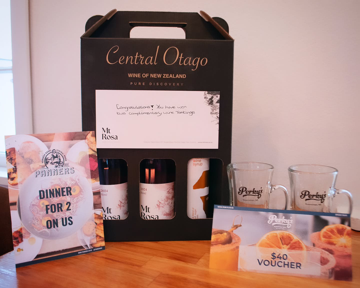 ❄️ WINTER DREAM GIVEAWAY ❄️
We’ve bundled up the ultimate chilly season treat, and it’s all yours to win! One lucky duo will score:
🍷 Wine tasting for two at Mt Rosa
🔥 Mt Rosa Mulled wine kit
⛵️ Perky’s branded mulled wine glasses
🍹 Voucher for Perky’s
🍽️ Dinner for two at Panners
To enter:
1️⃣ Tag your winter sidekick in the comments
2️⃣ Like Perky’s, Panners, and Mt Rosa on Instagram
3️⃣ Share this post to your story
Savour it all at once or spread the joy, your prize, your pace. You've got 2 weeks to enter… ready, set, tag! 💫