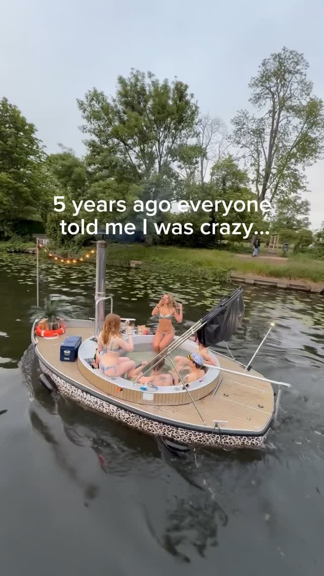5 years ago, it was just a dream.
Now it’s a whole vibe. ✨🚤💦
This journey started with an idea that felt a little wild - and everyone told me so! But with heart, hustle, and a whole lot of belief, it became real.
Here’s to trusting your spark, staying the course, and building magic on the water. 💫
#FromDreamToDock #HotTubBoat #InspiredByPossibility #BerlinMagic #VisionInMotion #BadedampferBerlin #FloatingTub