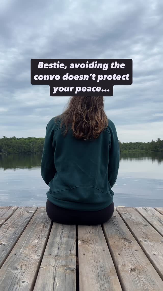 You know you do it…
You get an email you don’t want to answer, so you ghost them 👻.
There’s a conversation with someone at work where you gotta set boundaries, so you avoid setting up the meeting 📅.
A friend did something that rubbed you the wrong way, but you sweep it under the rug 🧹.
All of these are avoidance tactics.
And they’re rooted in fear.
What at the root?
⚡️You don’t trust yourself to handle the outcome.⚡️
BUT by delaying or avoiding you re-in force this in the subconscious mind.
The subconscious goes “Right, ok got it, it’s unsafe for us to show up, so we’re gonna avoid. That feels safe, keep doing it”
What’s the cost?
You chip away at your trust
You’ll never trust yourself to make big moves - you know…ones that have you stepping into your purpose
So what’s the solution?
Promise yourself you’ll never avoid again.
Answer the email back.
Book the meeting.
Have the conversation.
Feel uncomfortable and DO IT ANYWAY. You’ll prove to your subconscious mind it’s SAFE to take a different action.
And ohhhh boy you’ll notice a difference in how proud you are 💜.
This is the deep work we’ll be doing inside the NEW @cultivatingcalm.life get on that pre-launch list now!
Link in bio.
selfworthhealing #nervoussystemrecalibration #cultivatingcalm #somatichealing #confidenceisatrustexercise #highachieverhealing #stopshrinking #selftrustjourney #purposeledhealing #worthinesswound #subconsciousreprogramming #embodiedconfidence