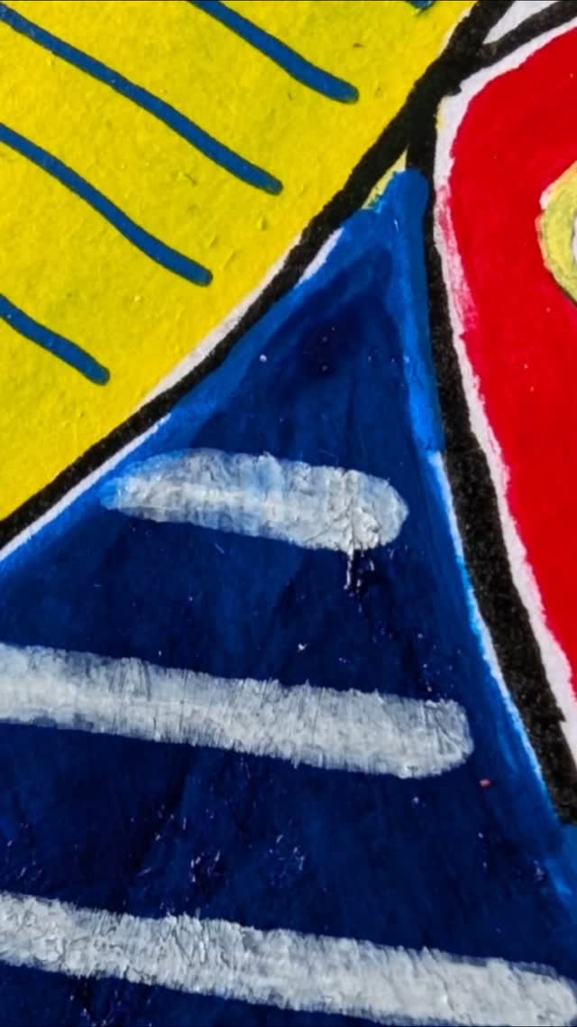 3 petits poissons s'aimaient d'amour tendre - Collection Les Ensoleillés - 2025 - encres acryliques et marqueurs sur papier avec passe-partout 20x20 cm.
#artabstrait #love #rouge #bleu #jaune #océan #peinturefrançaise #poisson #mer #borddemer #souvenirs #chanson #melodie